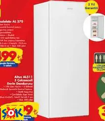 ALTUS AL511 5 ÇEKMECELİ DERİN DONDURUCU